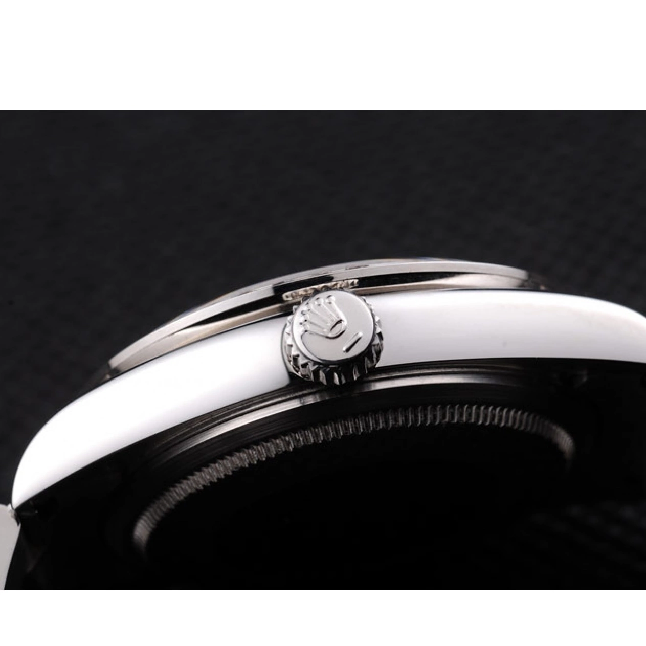 MiroTime 0806 Rolex Datejust Stainless Steel Silver Flowers Dial Diamond Plated rl305